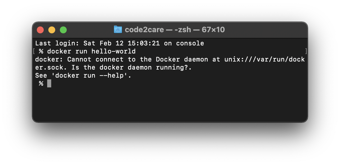 docker - Cannot connect to the Docker daemon at unix